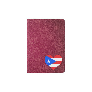 I Love Puerto+Rico Passport Holder