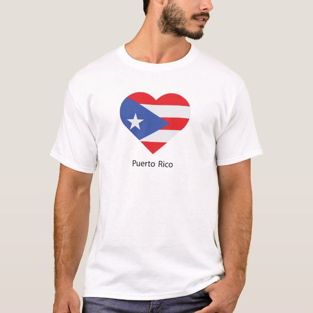 I Love Puerto Rico T-Shirt (Front)