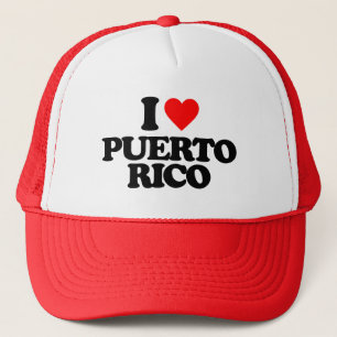I LOVE PUERTO RICO TRUCKER HAT