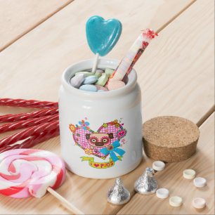 I Love Pugs! Candy Jar