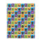 I Love Pugs Fleece Throw Blanket