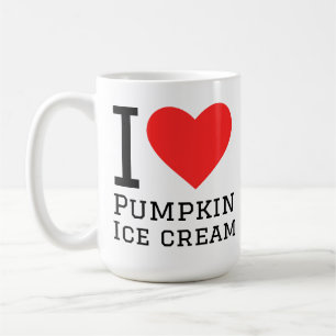 I love pumpkin ice cream coffee mug