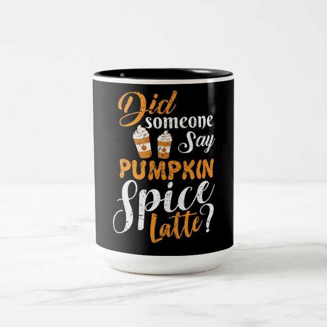 I Love Pumpkin Spice Latte Mug (Center)