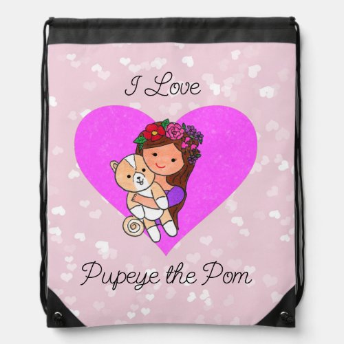 I Love Pupeye the Pom Backpack