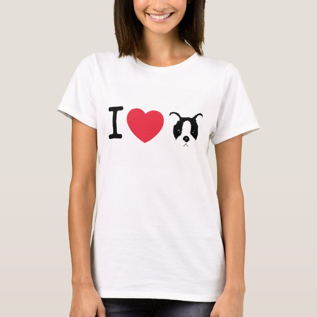 I Love Puppy T-Shirt (Front)