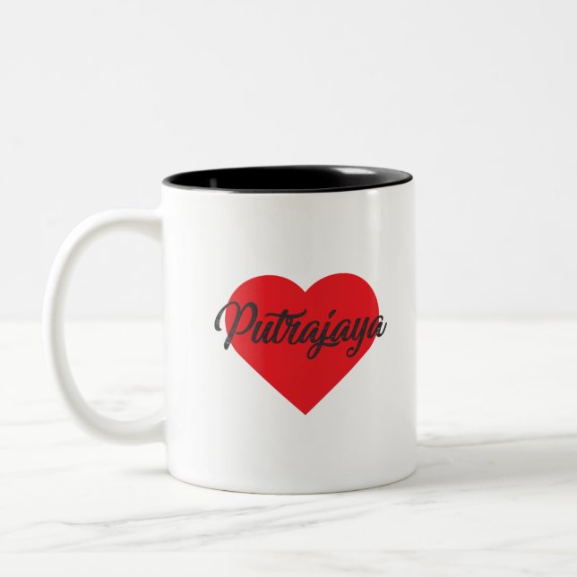 I Love Putrajaya Two-Tone Coffee Mug (Left)