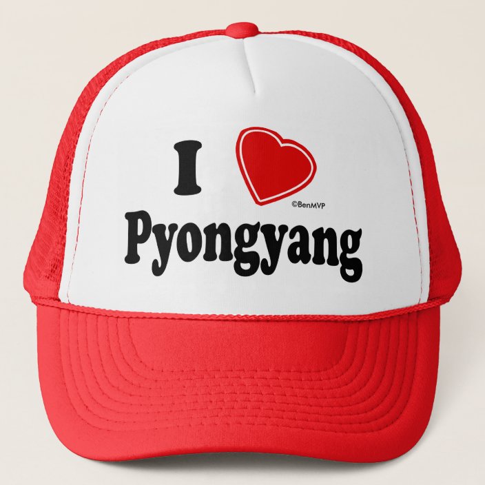 I Love Pyongyang Hat