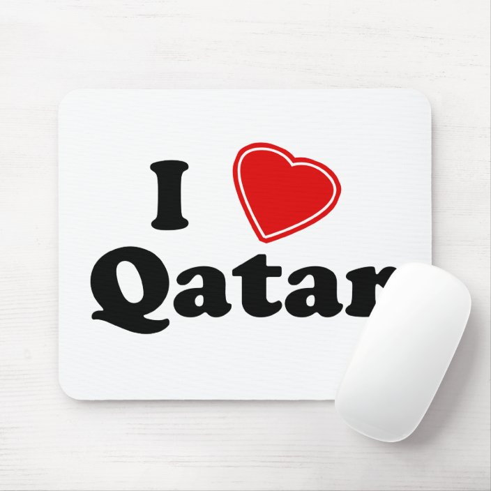 I Love Qatar Mousepad