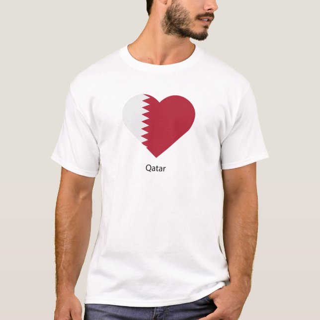 I Love Qatar T-Shirt (Front)