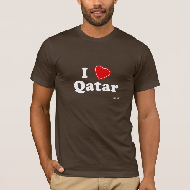 I Love Qatar T-Shirt (Front)