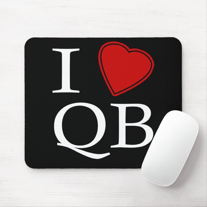 I Love QB Mousepad