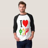 I Love Qedamawi Haile Selassie T-Shirt (Front Full)