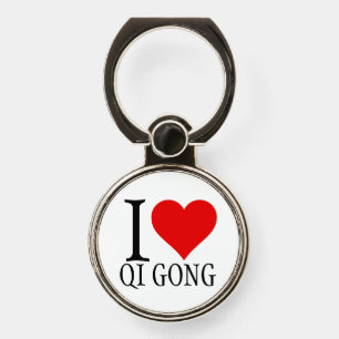 I Love Qi Gong   Eastern Chinese Medicine Phone Ring Stand