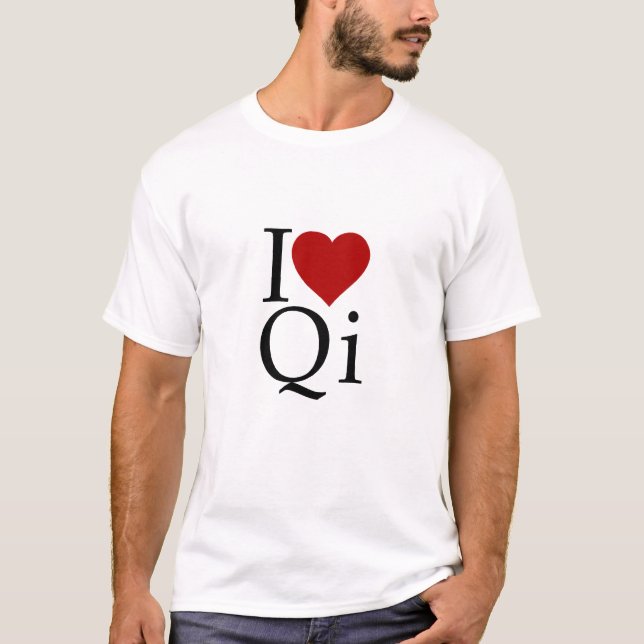 I Love Qi T-Shirt (Front)