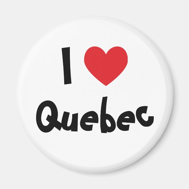 I Love Quebec Magnet (Front)