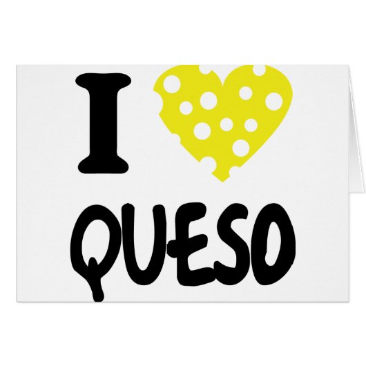 I love queso icon cards (Front Horizontal)