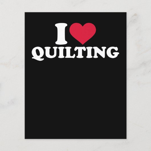 I Love Quilting Premium (Front)