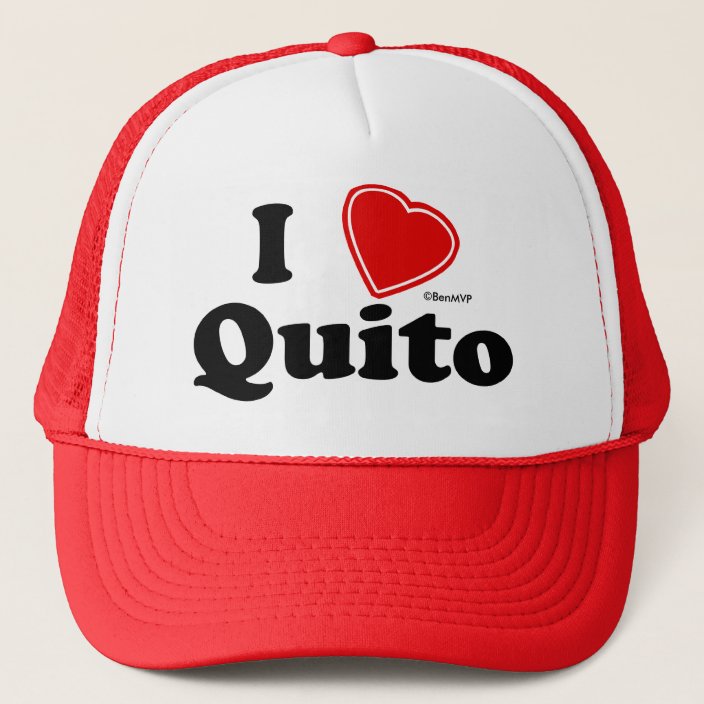 I Love Quito Trucker Hat