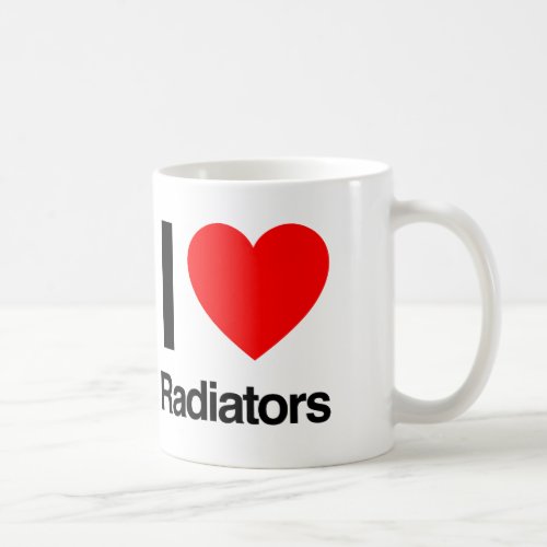 i love radiators coffee mug