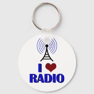 I Love Radio Keychain