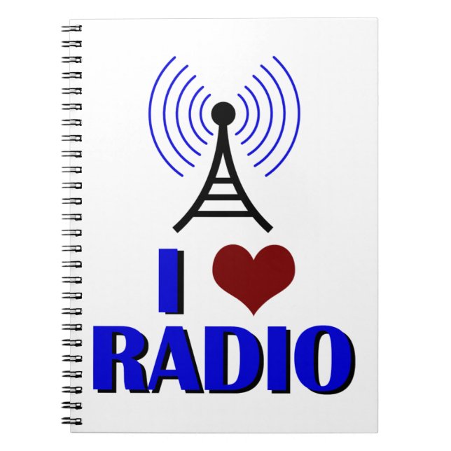 I Love Radio Notebook (Front)