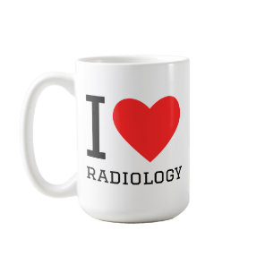 I love radiology  coffee mug