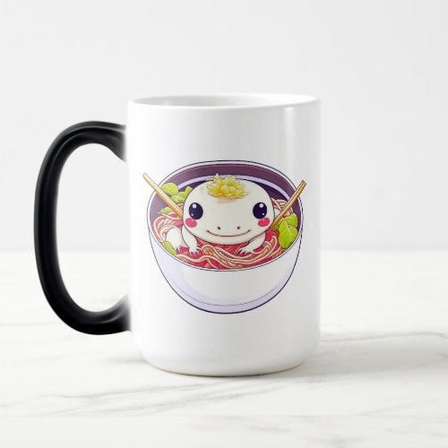 I Love Ramen Axolotl Pun Magic Mug