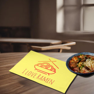 I love Ramen -  red yellow