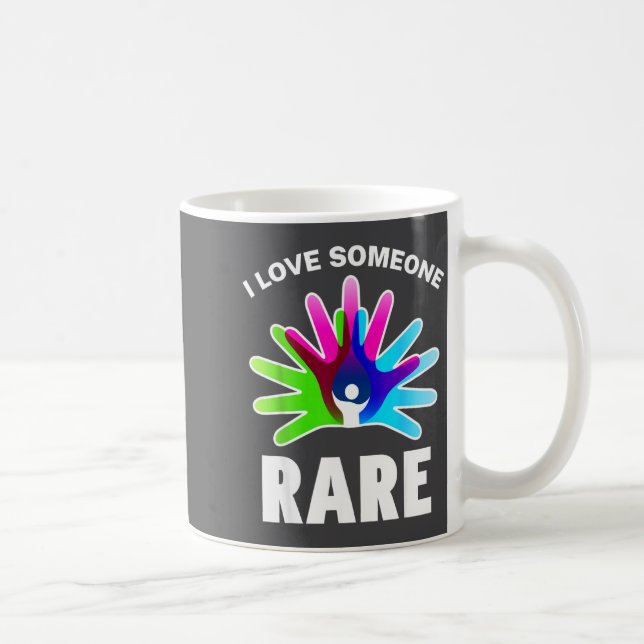 I Love Rare Disease Awareness Shirt - Rare Disease Coffee Mug (Right)