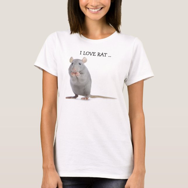 I LOVE RAT T-Shirt (Front)