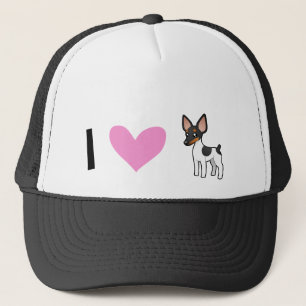 I Love Rat Terriers / Toy Fox Terriers Trucker Hat