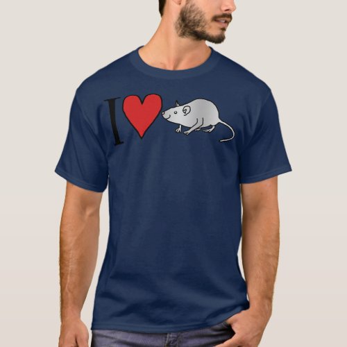 I love Rats T_Shirt