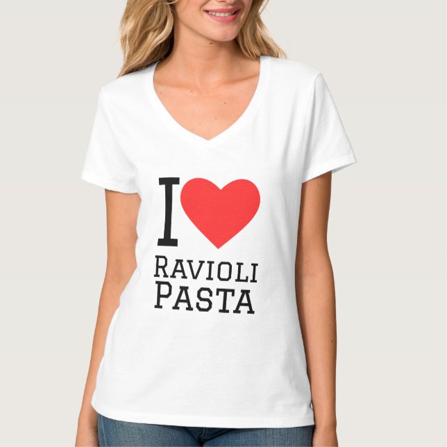 I love ravioli pasta T-Shirt (Front)