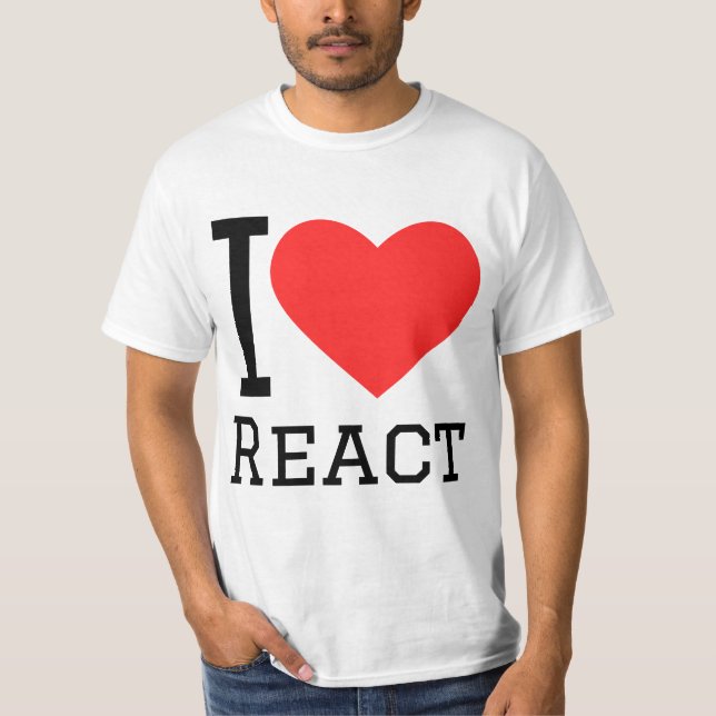 I love react T-Shirt (Front)