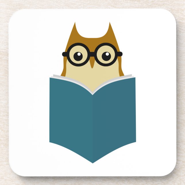 I love reading beverage coaster (Front)