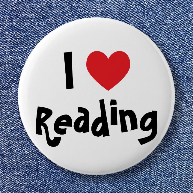 I Love Reading Button (I Love Reading Button)