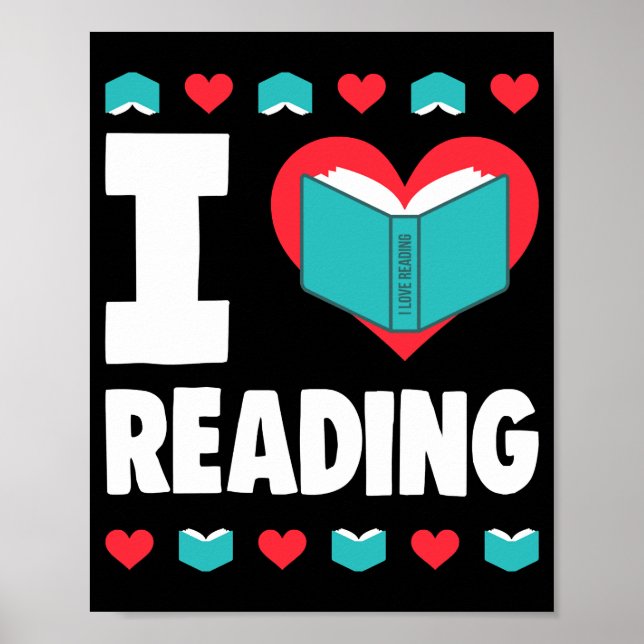 I Love Reading Poster (Front)