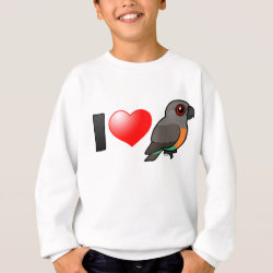 I Love Red-bellied Parrots Kids' American Apparel Organic T-Shirt