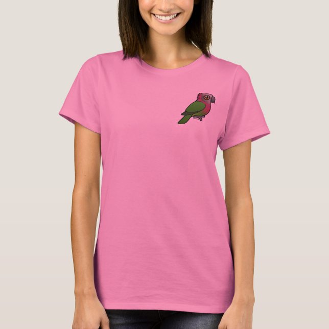I Love Red-fan Parrots T-Shirt (Front)