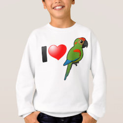 I Love Red-fronted Macaws Kids' American Apparel Organic T-Shirt
