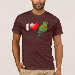 I Love Red-fronted Macaws Men's Basic American Apparel T-Shirt