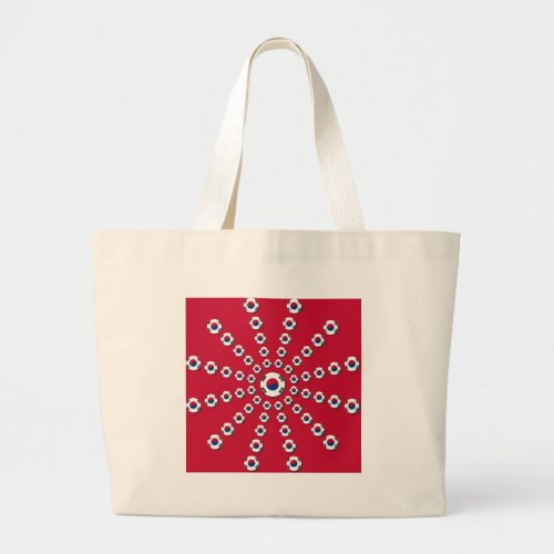 I love Red Large Tote Bag