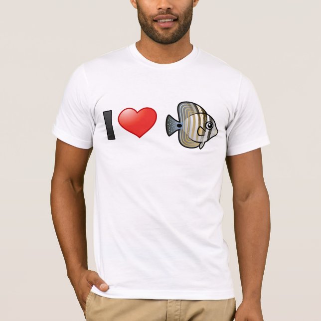 I Love Red Sea Sailfin Tang T-Shirt (Front)