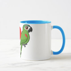 I Love Red-shouldered Macaws Combo Mug