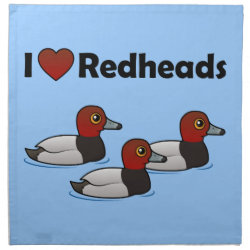 I Love Redheads Cloth Napkins (set of 4) dinner 20