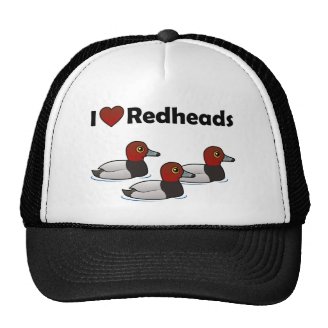 I Love Redheads Trucker Hat