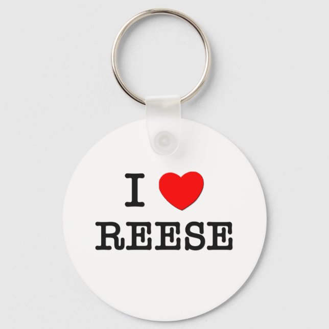 I Love Reese Keychain (Front)