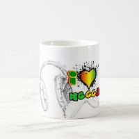 i love reggae coffee mug