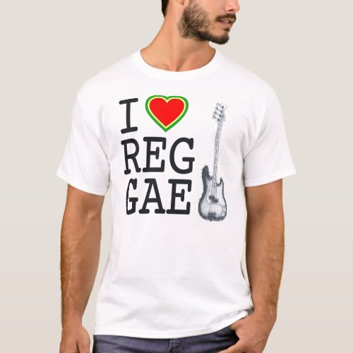 I Love Reggae T_Shirt