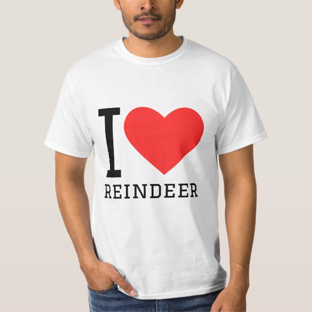 I love reindeer T-Shirt (Front)